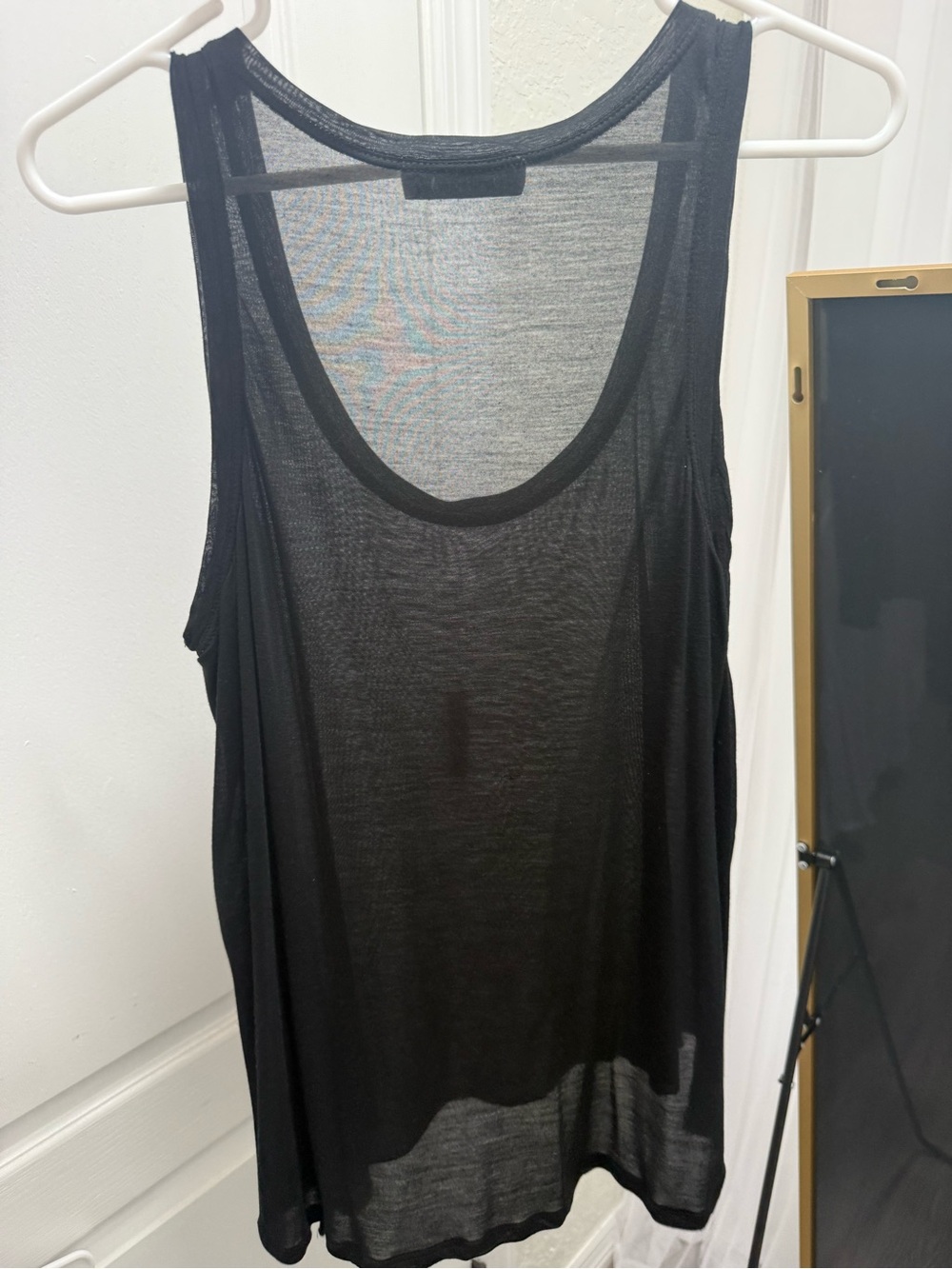Bailey 44 Black Scoop Neck Tank